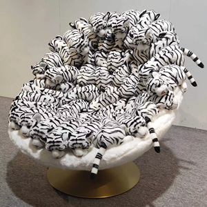 Fangyuzheng moderna sedia animale personalizzato bambola girevole <span class=keywords><strong>Puff</strong></span> per il tempo libero camera da letto contemporanea per Hotel Villa salone - Product Image 4