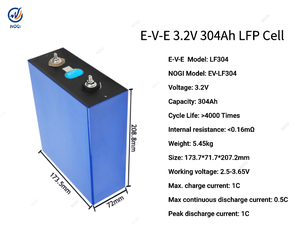 Cellule de batterie au lithium haute capacité LF304 3.2V 304Ah EV E, durée de vie 4000+ cycles, batteries LFP pour solutions d'alimentation des systèmes solaires EV ESS - Product Image 3