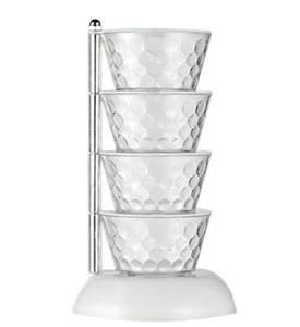 Scatola di immagazzinaggio di condimento per spezie rotante forniture da cucina in plastica contenitori per condimenti trasparenti barattolo per zucchero sale pepe cumino - Product Image 4