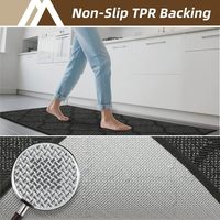 Alfombra de Cocina Personalizable, Antideslizante, Absorbente, Resistente al Aceite, Lavable, de Polipropileno con Bucle, Directo de Fábrica, para Fregadero y Lavandería