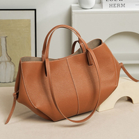 Sac a Main a Personaliser OEM/ODM sac à main en cuir véritable pour femmes sac fourre-tout à bandoulière rétro grande capacité