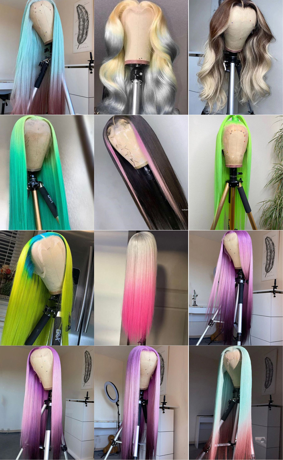 color wig