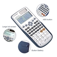 Calculatrice graphique scientifique de bureau personnalisable cadeau électronique LCD ABS avec capacité de calcul de Machine d'alimentation par batterie