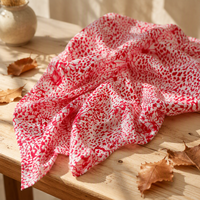 En stock – Tissu en georgette de soie 100 % 8 mm, léger et transparent, imprimé numériquement, textile tissé sur mesure pour robe d'été, écharpe, chemisier – OEM