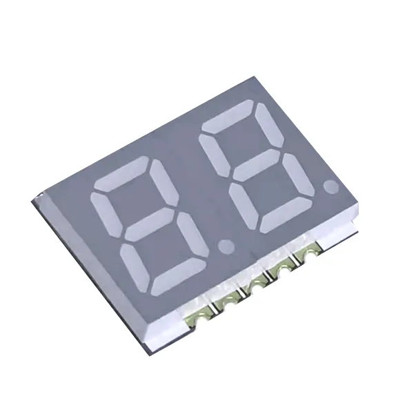 Wit dual digit 0.39 inch 7 segment smd led display 0.39 "2 digit