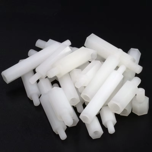 Espaciador hexagonal macho de nylon negro M2 M2.5 M3 M4, pilar de montaje con rosca para PCB, tornillo hexagonal de plástico blanco para placa base - Product Image 6