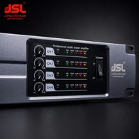 Amplificateur de puissance professionnel 4U pour montage en rack, amplificateur audio professionnel pour système de sonorisation, haut-parleur, DJ, concert, discothèque