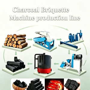 Four à charbon de bois multifonctionnel entièrement automatique sans fumée avec certificat CE, capacité de 400 kg/h, haute efficacité et faible consommation d'énergie - Product Image 1
