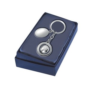 Llavero Giratorio con Logotipo Personalizado de Balón de Fútbol, Material Metálico, para Empresas - Product Image 2