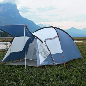 <span class=keywords><strong>Tente</strong></span> de camping en plein air <span class=keywords><strong>3</strong></span> <span class=keywords><strong>personnes</strong></span> avec logo OEM personnalisable, <span class=keywords><strong>tente</strong></span> <span class=keywords><strong>tunnel</strong></span> familiale portable en polyester imperméable pour les aventures en plein air - Product Image 1