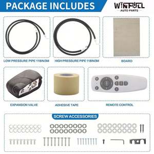Compresseur à rotor de haute qualité 24V 9000btu/h 600-850W R134a 600g Réfrigérant 2000 M3/h Volume d'air extérieur Climatisation de cabine de tracteur 1 - Product Image 4