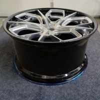JWYC Nouvelles jantes chromées en 2 pièces de 17 à 24 pouces 5x114.3 5x120 Jantes forgées personnalisées pour BMW Benz Porsche Ferrari Corvette Maserati