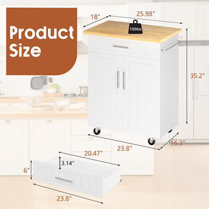 Custom-designed, minimalist, stylish, portable <b>kitchen</b> island/country-wide multi-functional storage <b>rack</b> for home use. - Product Image 1