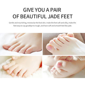 Masque pour les pieds en feuille de cristal de collagène végétalien à la lavande, marque privée OEM, avec perle blanchissante et hydratante, exfoliation - Product Image 6