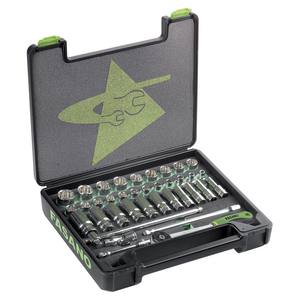 FASANO <b>Socket</b> Set 37-Piece Metric Chrome Vanadium Steel Automotive Repair Tools - Product Image 1