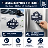 Grand aimant pour camion, signalisation magnétique haute visibilité pour véhicule, aimant publicitaire personnalisé imperméable pour flotte commerciale