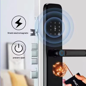 <span class=keywords><strong>Wifi</strong></span> thông minh khóa cửa cho cửa gỗ với mã Khóa vân tay mật khẩu & lưu trữ thẻ tùy chọn cho nhà & khách sạn - Product Image 4