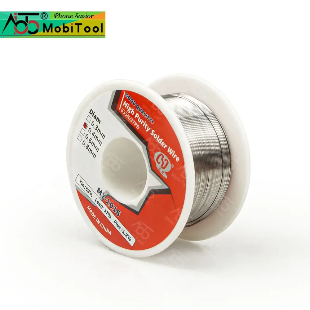 Mayuan High Purity 1.2% Flux Tin Solder Wire Sn63 Pb37 for Electrical Soldering