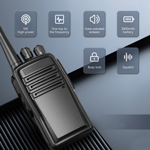 Bán buôn UHF 3 Wát Walkie Talkie 1500mAh thu phát cầm tay hai cách phát thanh ham Walkie-talkies 403-470MHz tần số - Product Image 4