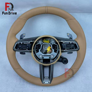 Volante de Cuero Personalizado para <span class=keywords><strong>Porsche</strong></span> Cayenne 955 957 958 Cayenne <span class=keywords><strong>Boxster</strong></span> <span class=keywords><strong>986</strong></span> 987 981 Panamera 970 971 356 911 997 - Product Image 4