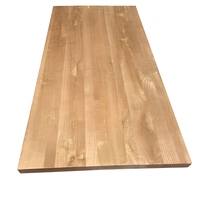 Table de conférence/bureau en bois massif (chêne rouge, frêne blanc, cerisier, tilleul, pin) avec plateau en bois massif pour salle de réunion, bureau, café, salle à manger, ou panneau de fenêtre en baie.