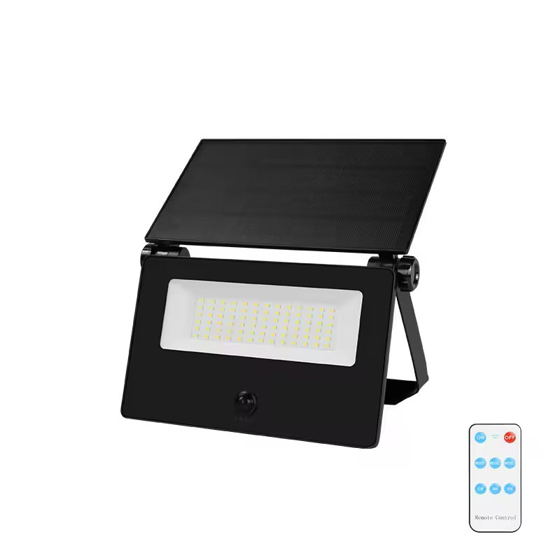 Aluminum Black IP65 LED Solar Garden Lights Outdoor Super Bright Solar Flood Light with Sensors · image 5
