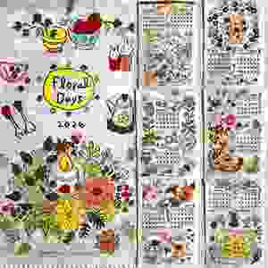 2026 New China Calendar Hand-painted Illustration <b>Paper</b> Whale Seahorse Fish <b>Pattern</b> Rectangle Wall Calendar High Color Value - Product Image 6
