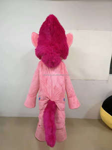 Funtoys quantité minimale de commande personnalisé rose licorne poney Pinkie <span class=keywords><strong>Pie</strong></span> cheval mascotte costume noël fantaisie poney robe Halloween pour adulte 1 pièce - Product Image 6