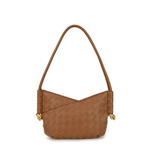 Bolso de Mano Elegante para Mujer, Tendencia de Moda Verano 2025, Marca BV, con Correa para la Muñeca, Cierre de Piel Vacuna, Correa Única, Cuero Genuino - Product Image 2