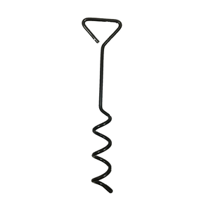 Leeao Ancrage de trampoline portable d'urgence en fer robuste de 8 mm pour le camping, la sécurité en extérieur et le jeu - Product Image 1