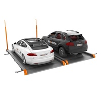Système coulissant intelligent semi-automatisé de stationnement de puzzle de plate-forme de stationnement de voiture