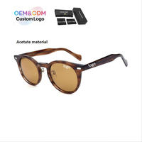 Lunettes de soleil de luxe pour hommes, personnalisables, avec verres TAC pleine feuille anti-UV400, durables pour les trajets quotidiens
