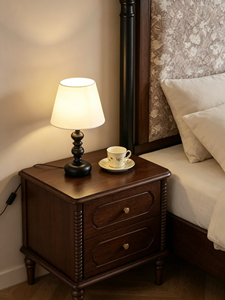 Traditional Upholstered Wooden <b>Bed</b> Frame <b>Queen</b> <b>Size</b> Mahogany Fabric Soft <b>Bed</b> with Panel Headboard - Product Image 5