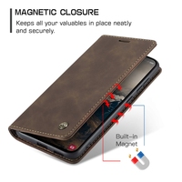 Caseme 0flip PU مع محفظة مغناطيسية ، 13 واقية لسامسونج غالاكسي S25 Edge S25 Ultra