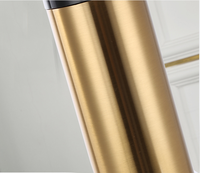 Lampe de table LED moderne et simple en fer forgé avec abat-jour tambour, base E26 flexible, pour salon, chambre, hôtel, villa