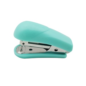 Manufacturer Direct Sales 12 Sheets Colorful <strong>Stapler</strong> Machine Cute <strong>Mini</strong> Portable <strong>Stapler</strong> For Promotional School Office Stationery