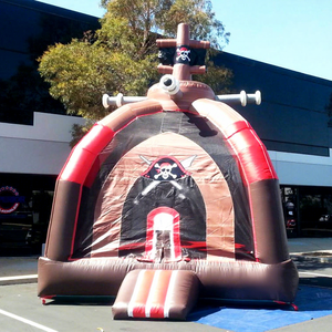 Castillo inflable comercial para niños, chateau gonflable para niños, casa de brinco inflable pirata para fiestas al aire libre - Product Image 1