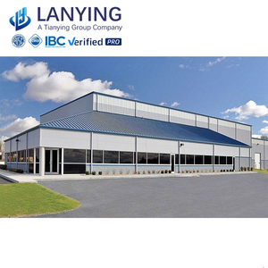 Nhà máy <span class=keywords><strong>prefab</strong></span> xây dựng kết cấu thép đúc sẵn 4S thiết kế cho showroom triển lãm tiêu chuẩn ASTM - Product Image 3