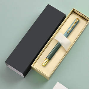 कस्टम एग्जिक्युटिव मेटल 0.5 मिमी जेल पेन ब्रांडेड लोगो लक्जरी हस्ताक्षर पेन ऑफिस के लिए ठीक लेखन टिप रंग - Product Image 5