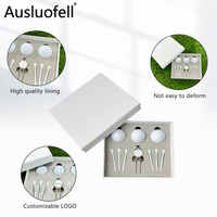 Coffret cadeau d'accessoires de golf personnalisés de luxe pour hommes, kit de golf avec logo brodé personnalisé pour la fête des pères, anniversaire, cadeaux d'affaires
