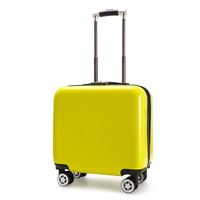 Valise compacte de 18 pouces avec logo personnalisé, valise à roulettes de qualité supérieure pour les voyages et le bureau