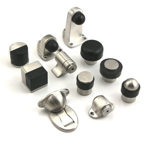 Tope de Puerta de Acero Inoxidable 304 con Base de Goma para Montaje en Suelo, Uso Interior, Diseño Minimalista y Duradero - Product Image 3