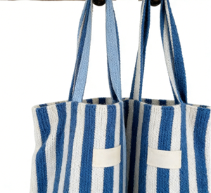 กระเป๋าผ้าแคนวาสแบบสะพายไหล่พร้อมช่องซิปด้านใน ความจุเยอะ  กระเป๋าถือรักษ์โลก  กระเป๋าช้อปปิ้งแบบมีริบบิ้น - Product Image 4