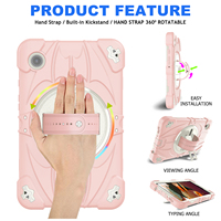 Housse de protection pour tablette B-Max Kids Safe Rugged Shockproof Anti-Slip Dust-Resistant 3 couches pour Samsung Tab A11/Galaxy Tab A9 8 pouces