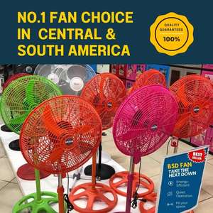 12 Inch <b>Metal</b> Grill 3Aluminum Blade Fully Color <b>Metal</b> Blade Fully Color Standing <b>Fan</b> for Factory Use - Product Image 3