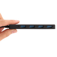 Hub USB 3.0, 4 ports avec câble étendu pour MacBook, Mac mini, iMac, Surface Pro, XPS, PC, clé USB