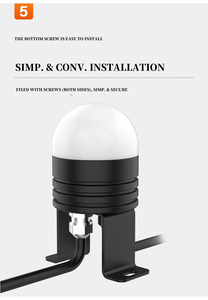 Lámpara de Fuente Puntual Dot-50 2W CRI90 IP65 para Atenuación WiFi, Luz LED de Aluminio para Hotel, Alto Brillo, OEM y ODM, Ahorro de Energía - Product Image 3