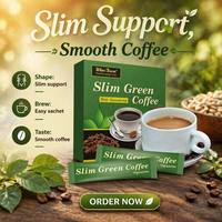 Winstown Café Vert Minceur Produits Naturels à Base de Plantes Marque Privée Régime Alimentaire Sain Perte de Poids Café Instantané au Ganoderma