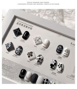 Gel Fototerapico Rosso a Lunga Durata per Nail Art, Seta Elastica, Rete di <span class=keywords><strong>Ragno</strong></span>, Lampada LED, Olio Vegetale, Colla per Seta - Product Image 4