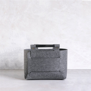 Contenitore Portaoggetti Organizzatore Domestico Cestino Portaoggetti <span class=keywords><strong>in</strong></span> Tessuto <span class=keywords><strong>Feltro</strong></span> - Product Image 2